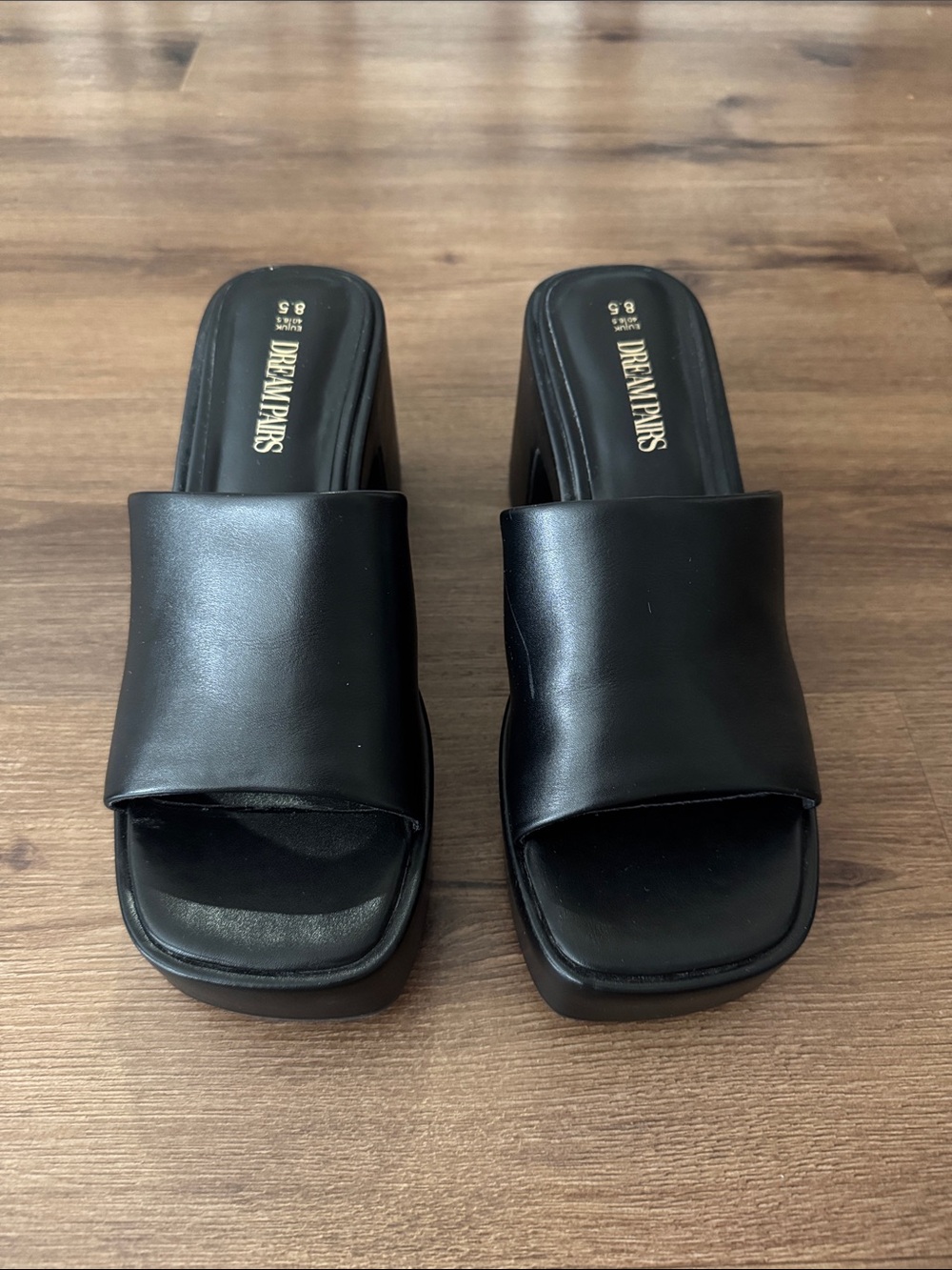 Dream Pairs Slip On Chunky Platform Slide Sandals. Size 8.5 - Picture 2 of 8